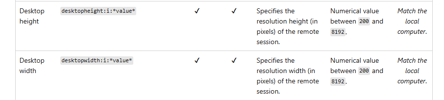 RDP - issue with screen resolution - Microsoft Q&A