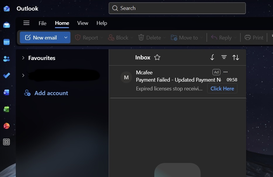How to Stop Junk email appearing as an Ad - Microsoft Q&A