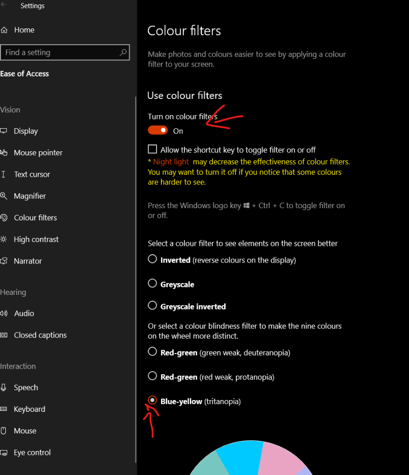 Loss of yellow color - Microsoft Q&A