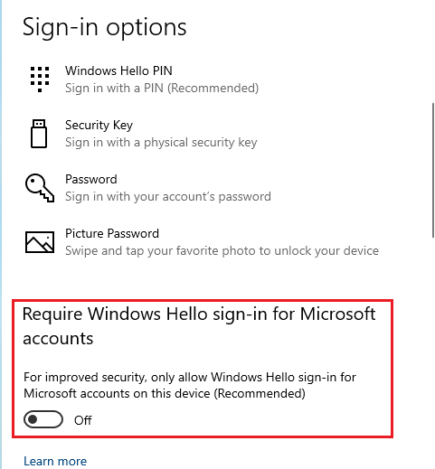How can I re-enable the ability to use my password for login ...