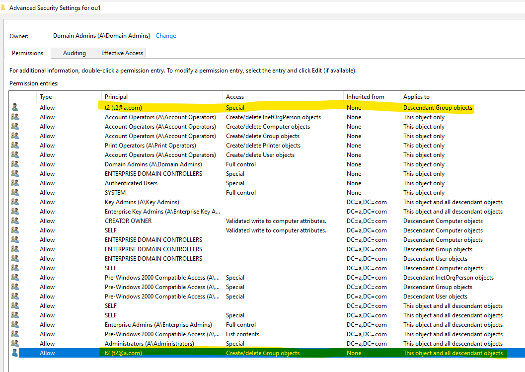 Disable group creation in Active Directory - Microsoft Q&A