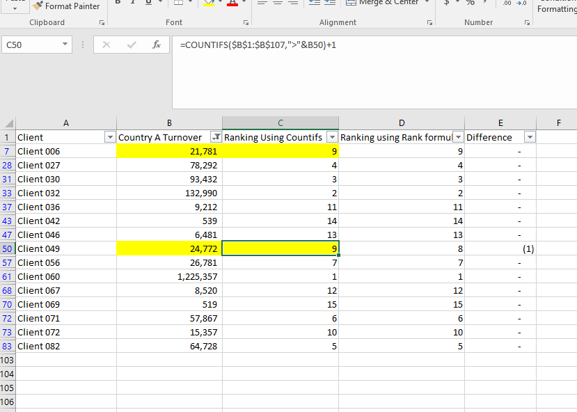 Excel calculating properly except for one cell, and I can't figure out ...