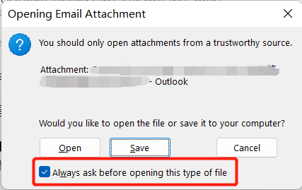 OPENING MAIL ATTACHMENT - Microsoft Q&A
