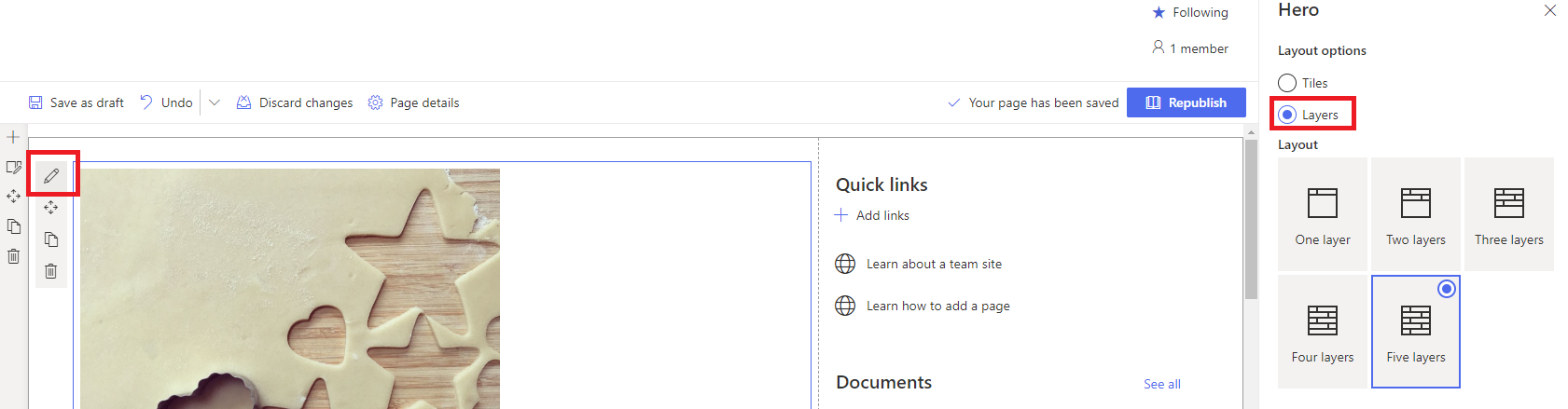 Hero Web Part - Microsoft Q&A