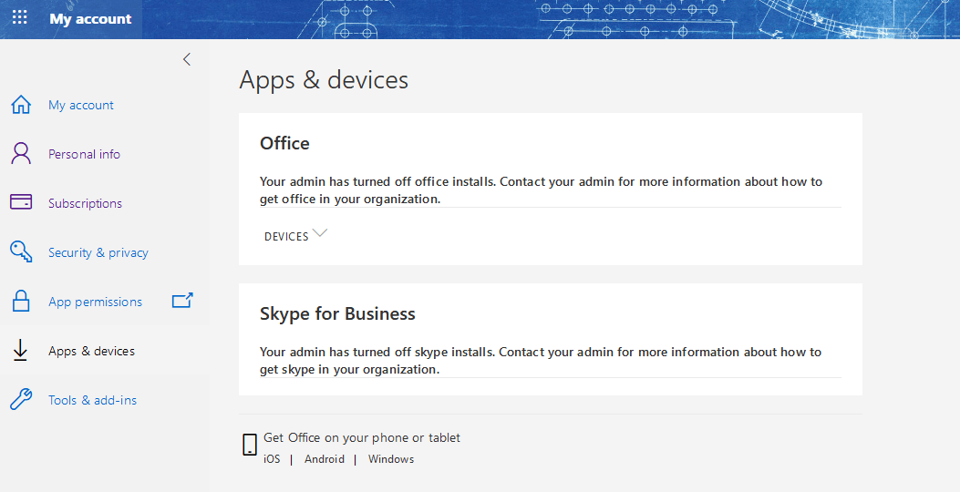 Restrict access to downloading of Local Office 365 apps. - Microsoft Q&A