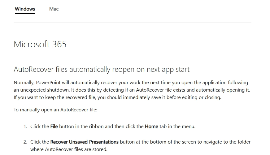 When opening Power Point presentation I get a pop up window saying that ...