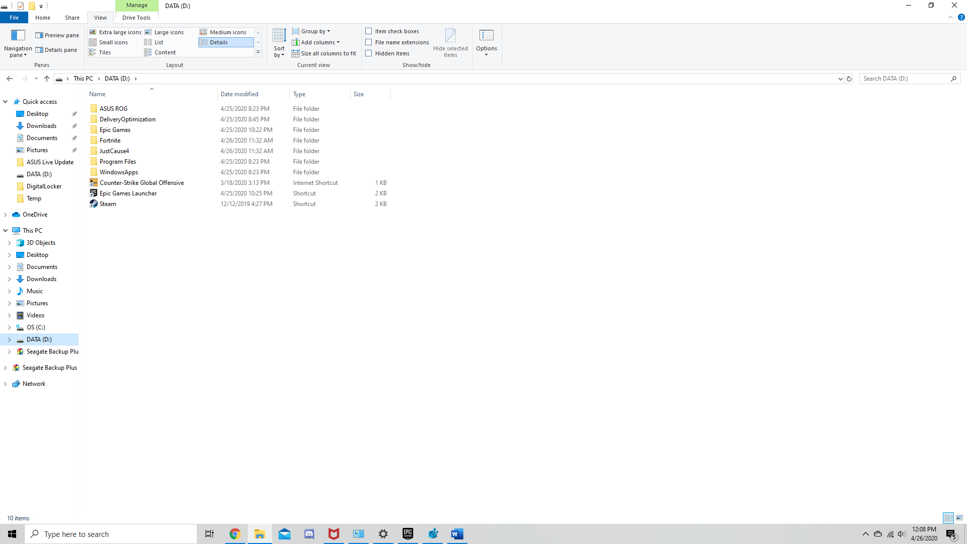 Files moved from C: drive to external drive - Microsoft Q&A