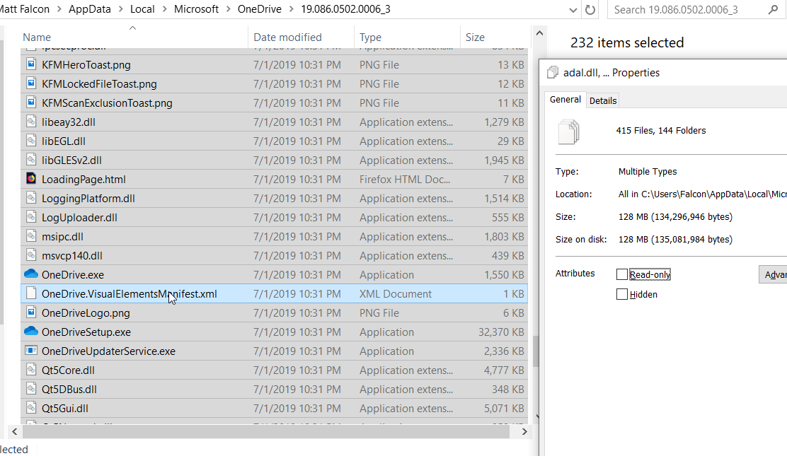 OneDrive keeps redownloading itself - sometimes more than once a day ...