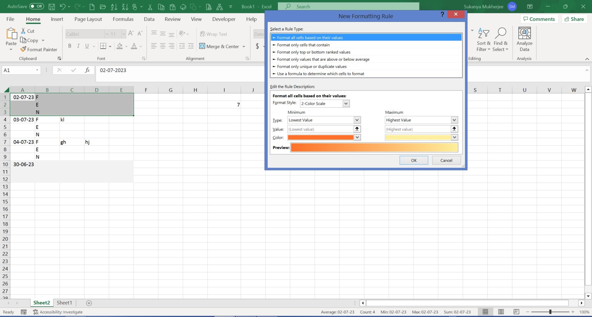 Conditional Formating_Data Validation_2