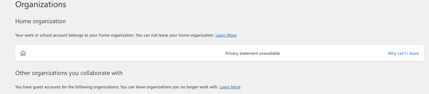 How to leave a defunct home organization with no admin - Microsoft Q&A