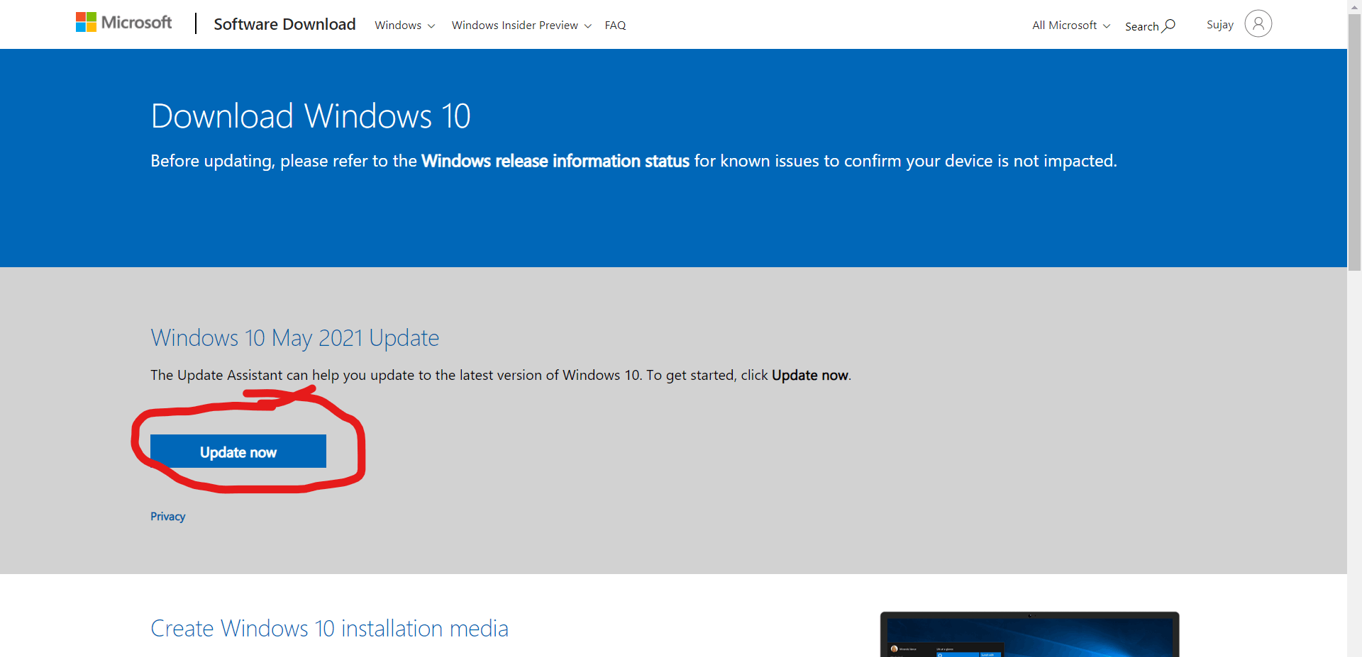Windows update says "You're not up to date", when I check for updates ...