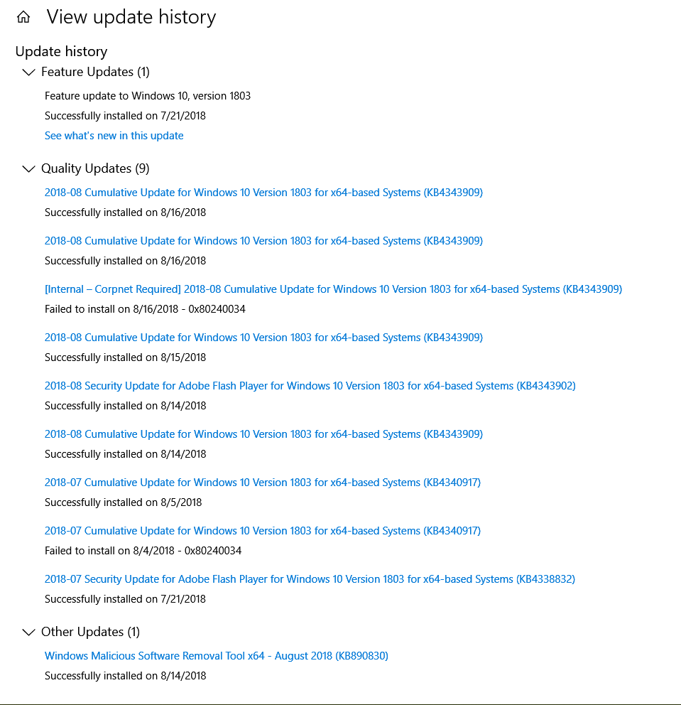 Intel Wireless Bluetooth Driver Error 10 Windows update - Microsoft Q&A
