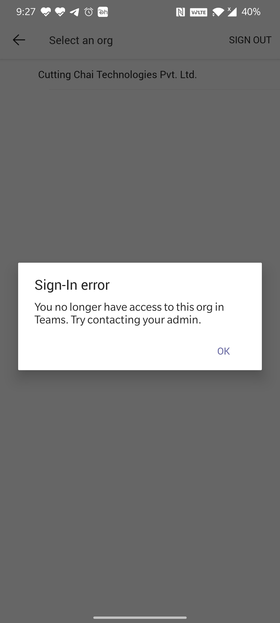 Unable to login via the Mobile app - Microsoft Q&A