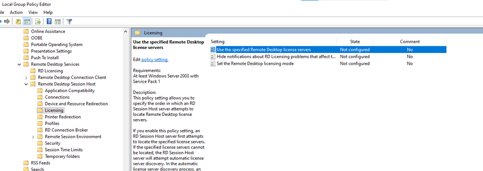 Windows Server 2019 setup as PDC, and Remote desktop server. Remote ...