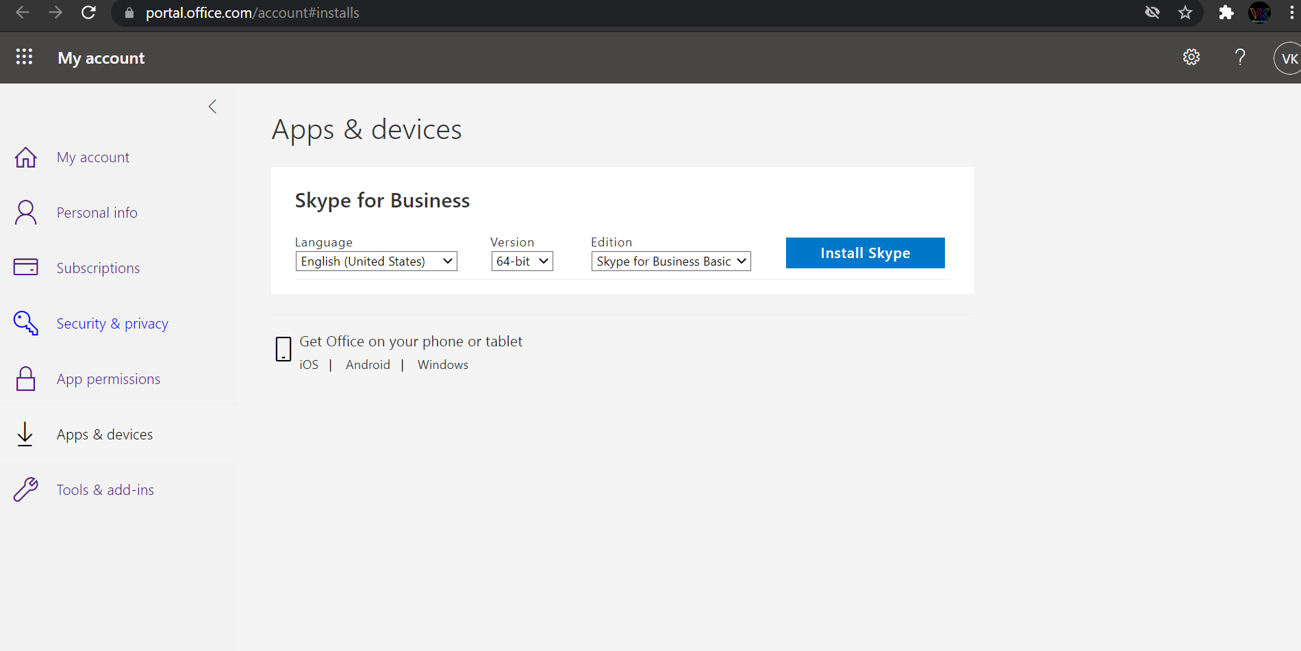 Why can't I install Office 365 A1 for students - Microsoft Q&A