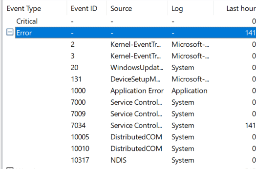I saw these errors on event viewer, should these events be ignored or ...