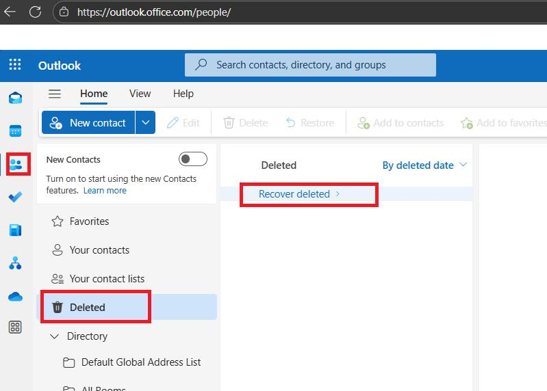 How to Recover Lost Contacts - Microsoft Q&A