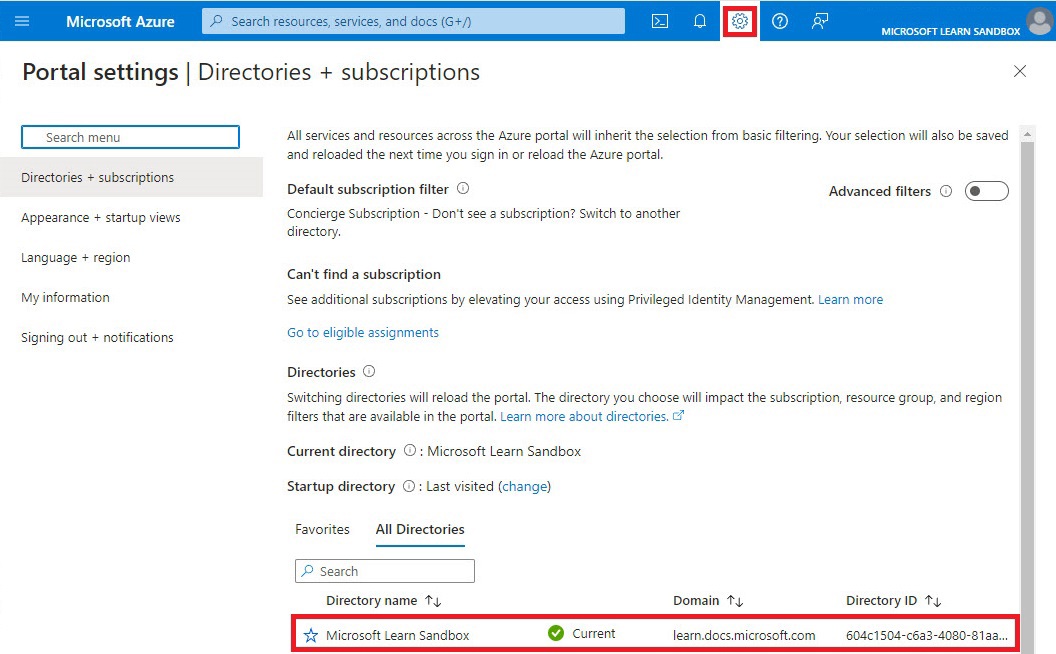 qna sandbox directory