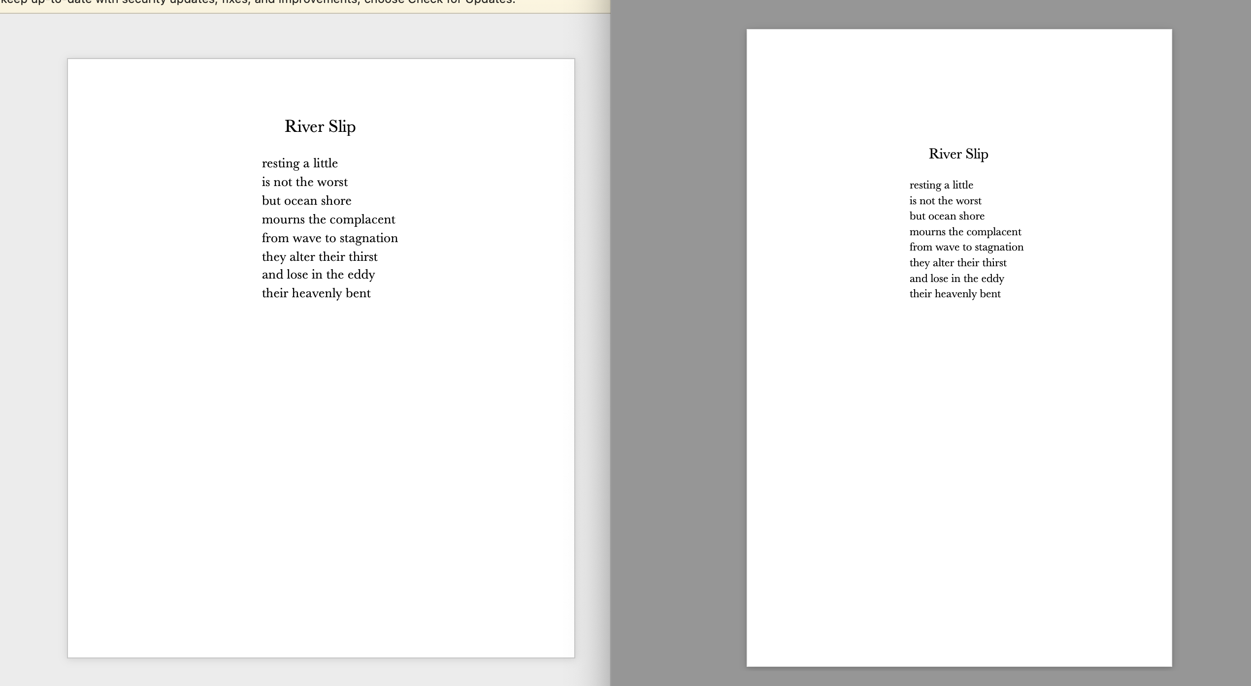 Word on Mac changed format on all docs overnight. Help. - Microsoft Q&A