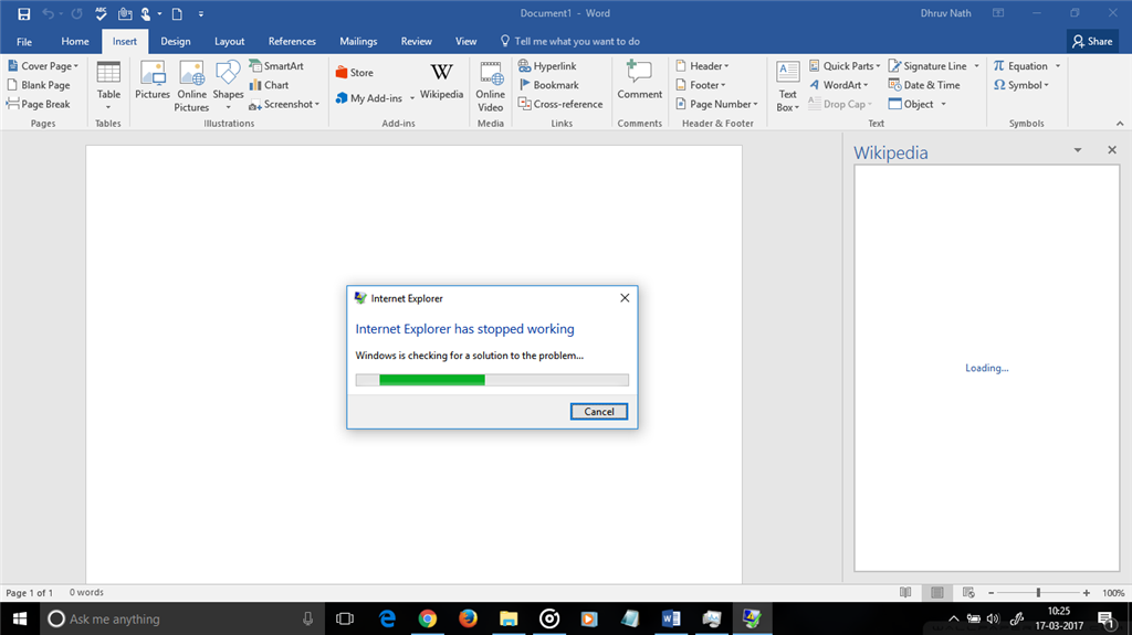 Wikipedia plug-in not working in Word - Microsoft Q&A
