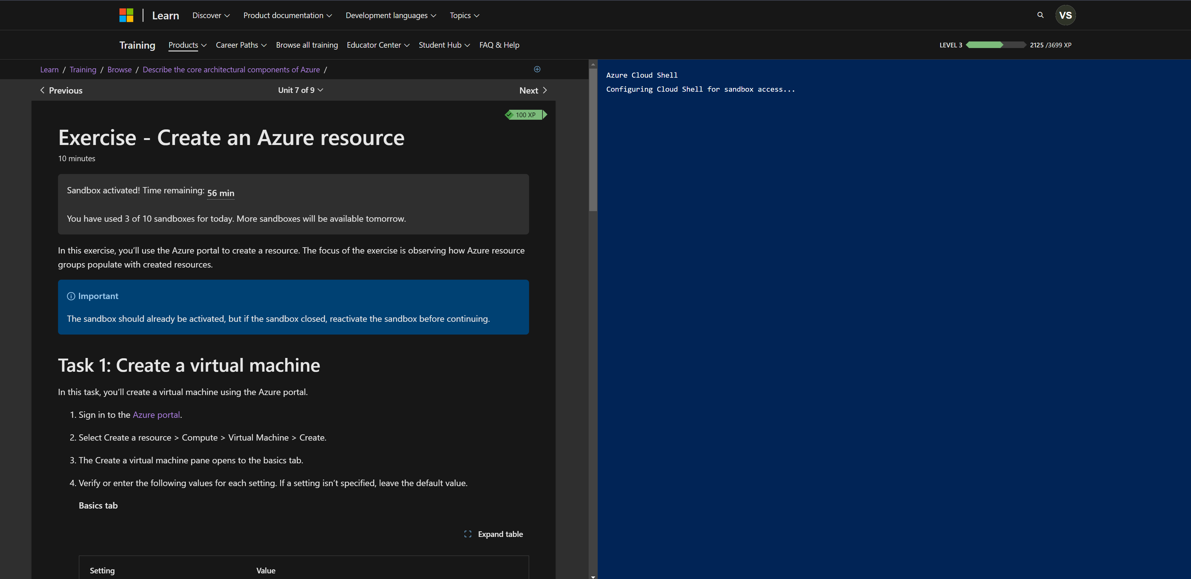 I deleted my Microsoft learn resource group, how can I get a new one ...