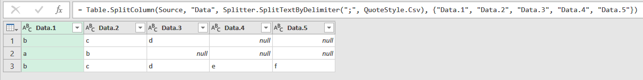 Using Excel Power Query, how to split a column by delimiter considering ...