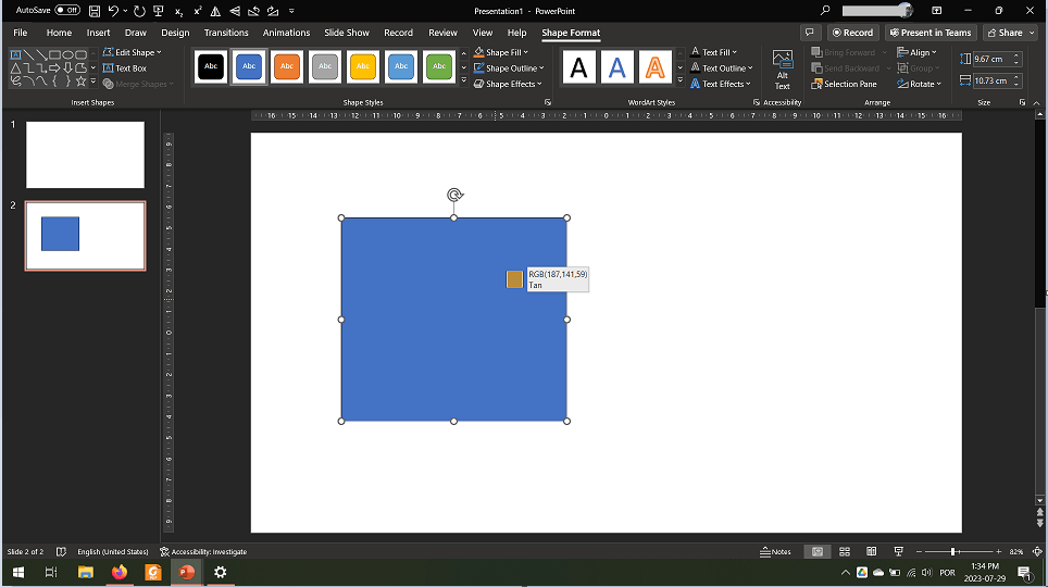 Why is PowerPoint selecting the wrong color with Eyedropper ...