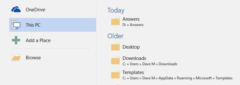 Word 2016 - Save as - Tools - Options - Microsoft Q&A