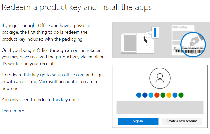 Microsoft 365 and Office can't find key code - Microsoft Q&A
