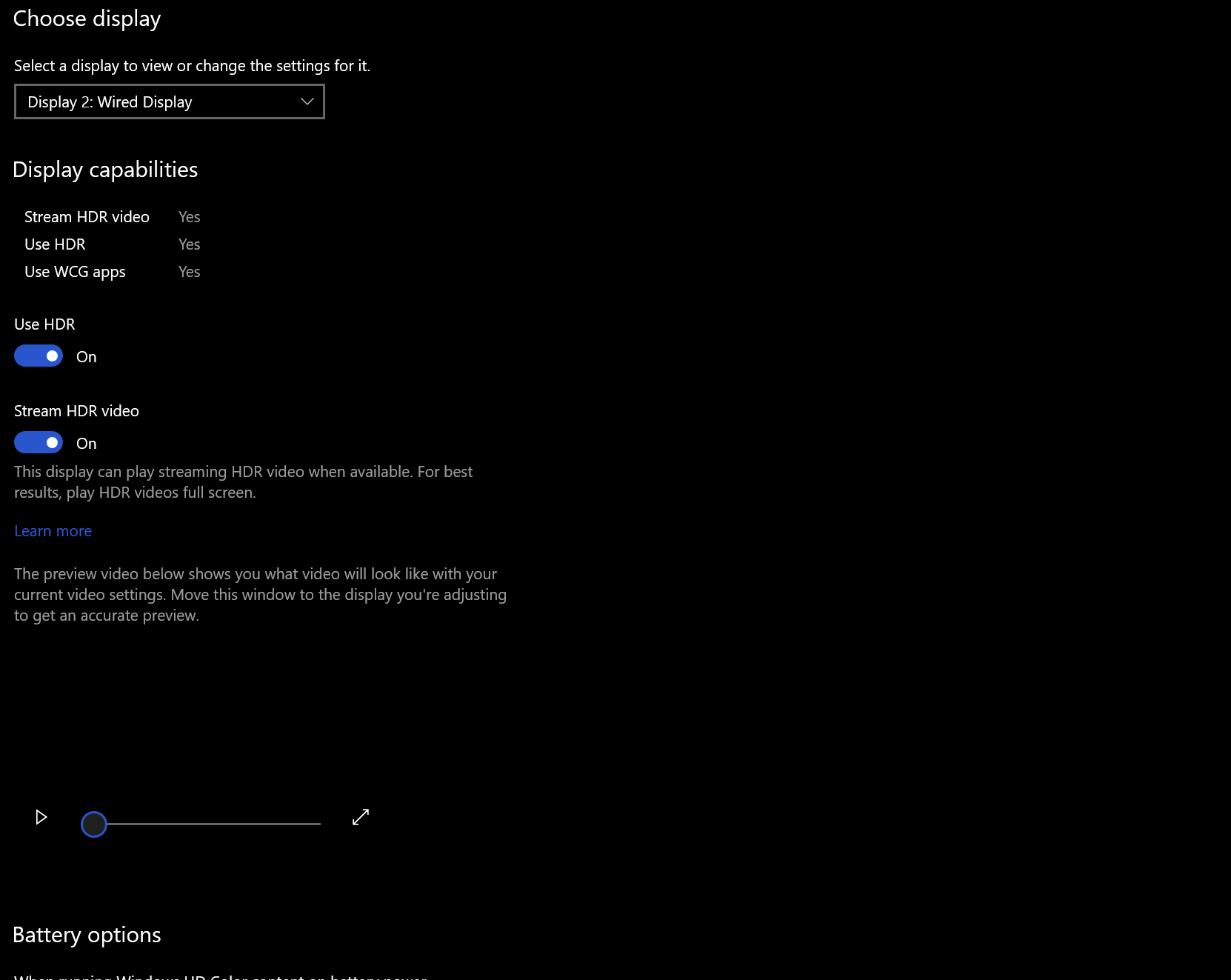 HDR Calibration Option is missing - Microsoft Q&A