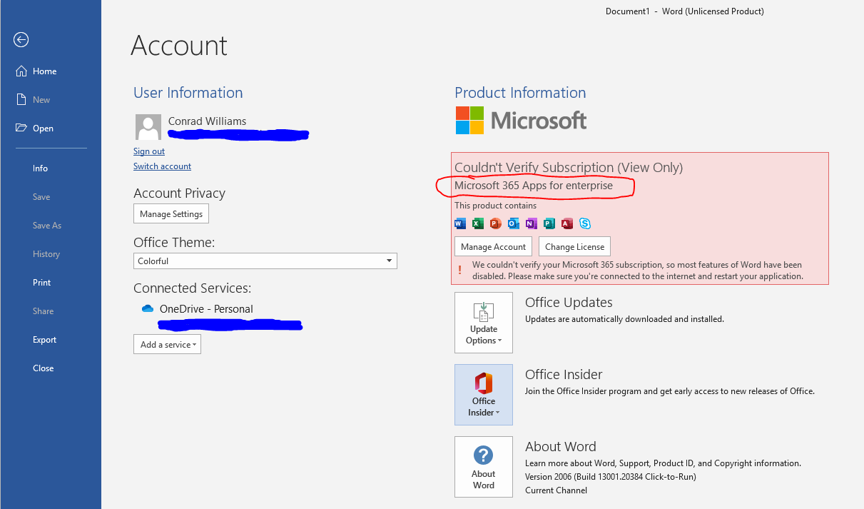 Office 365 Account Interference - Microsoft Q&A