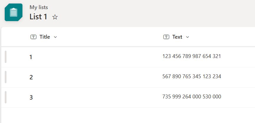 Add spacing to text column in MS Lists - Microsoft Q&A