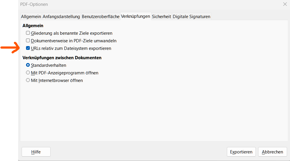 Exporting Word To Pdf With Relative Hyperlinks Office Home And