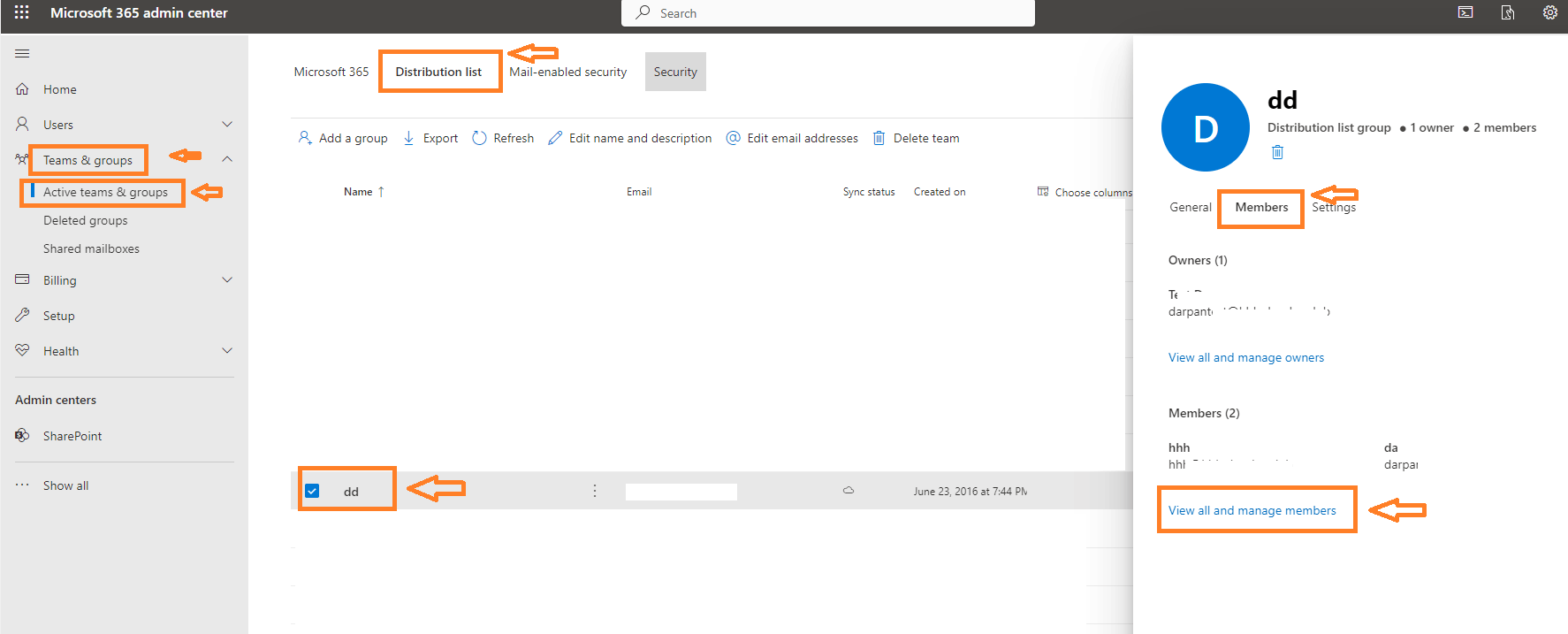 I need to add a new member to a distribution list on Office 365. How do ...