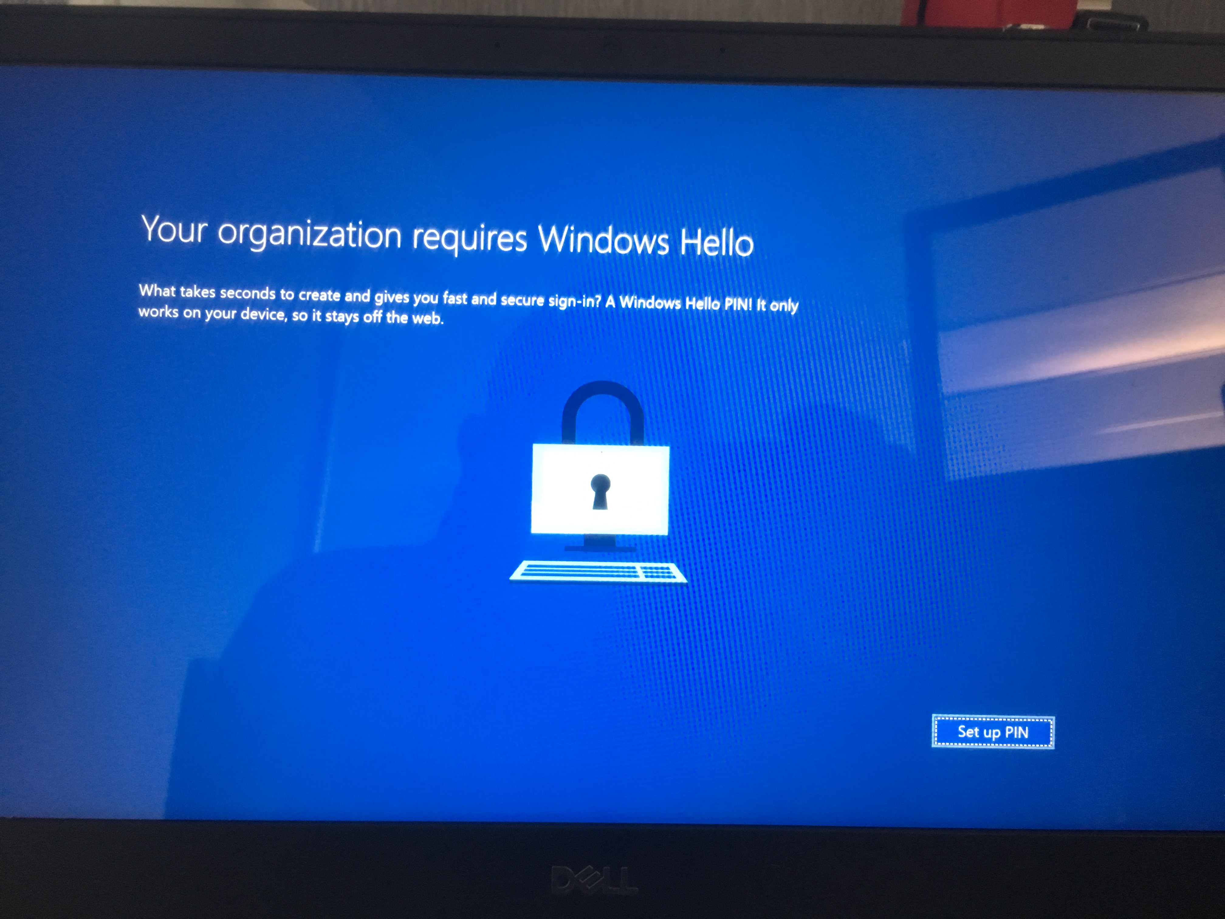 Disabling windows Hello using the 