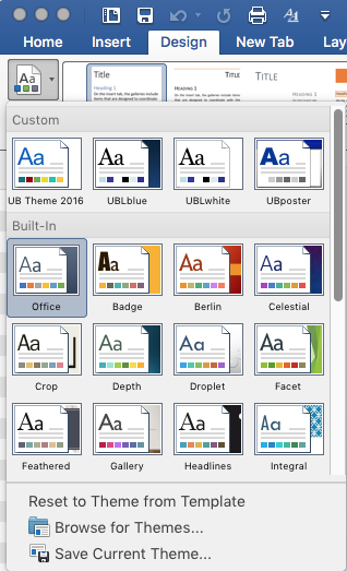 Custom colour palette in Word 2016 for Mac - Microsoft Q&A