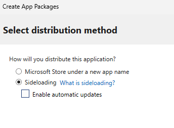 Alternatives for the application to make it as a packaged application ...