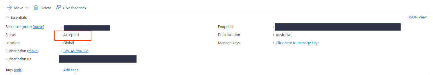 Azure Communication Service Deployment