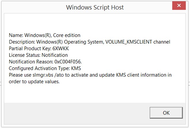 Windows 8.1 Activation Error - Microsoft Q&A