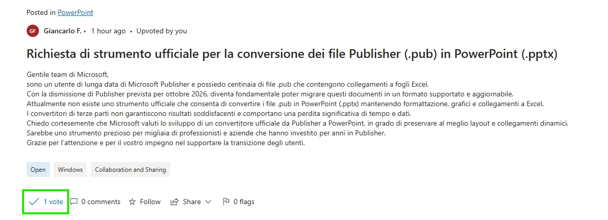 Immagine dell'utente