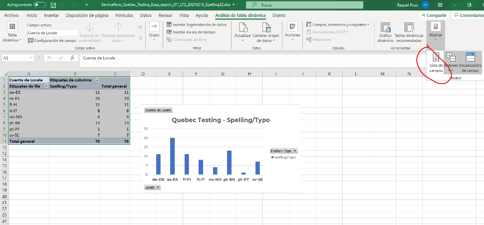 Excel - Pivot Tables - Dialog with fields is not showing - Microsoft Q&A