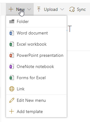 Option to create new folder in Sharepoint library disappeared ...