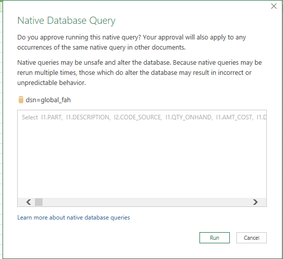 Power Query won't stop prompting for Privacy Settings - Microsoft Q&A
