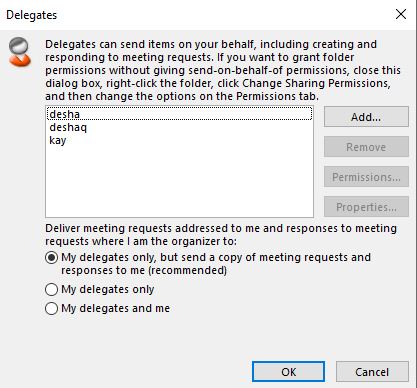 Shared Outlook Calendar and Notifications - Microsoft Q&A