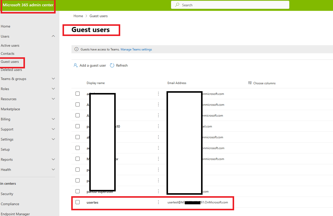 Can I invite other domain users from there alias address to collaborate ...