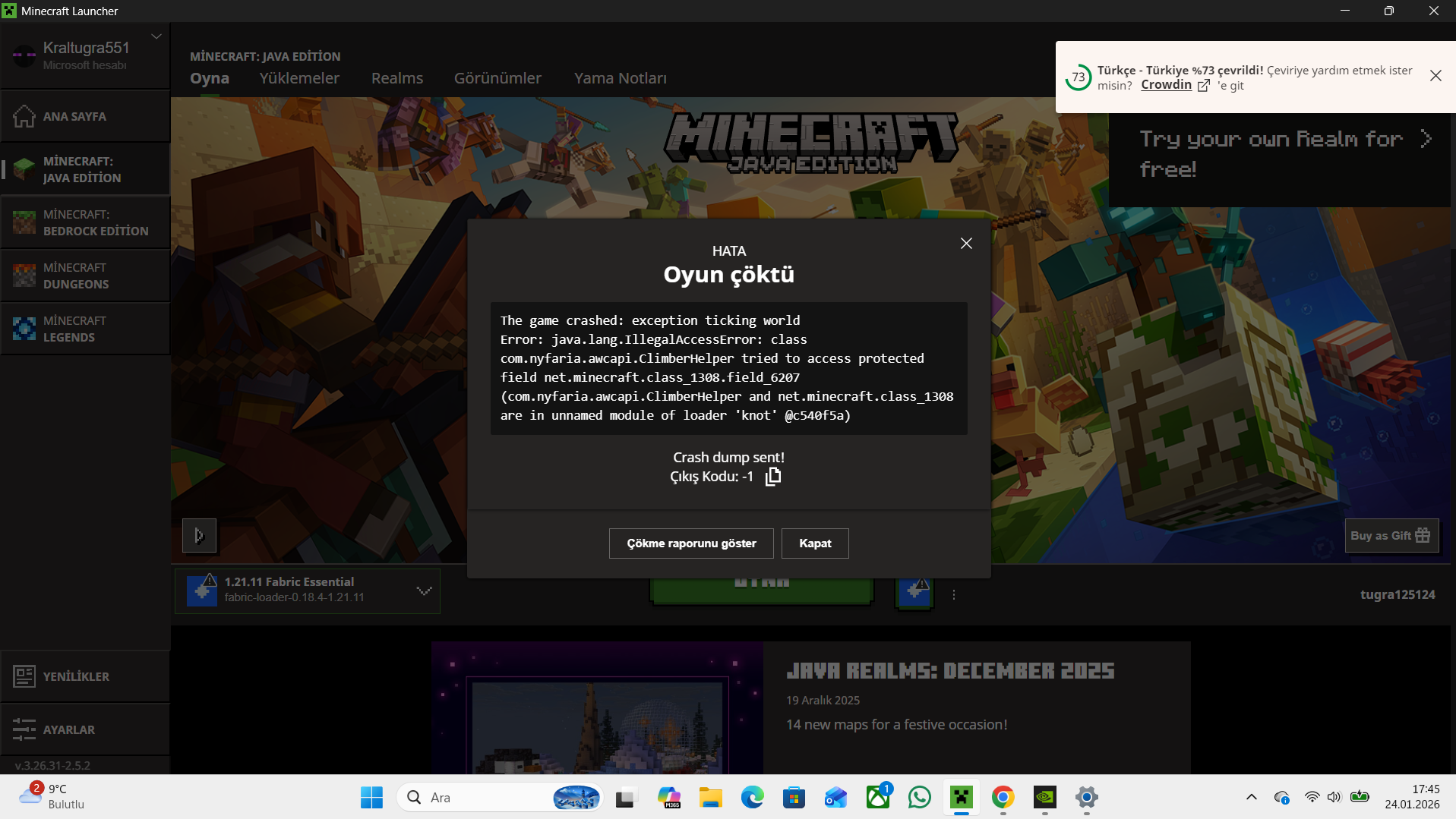 Kullanıcının resmi