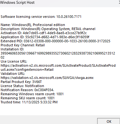 reset TPM now need to reactivate windows have original key - Microsoft Q&A