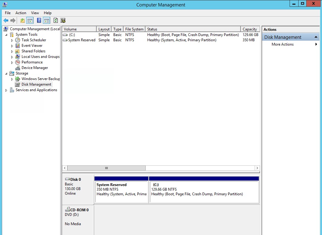 vm 03 disk management