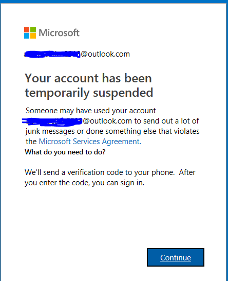 Not able to login on Azure Portal and Outlook mail account