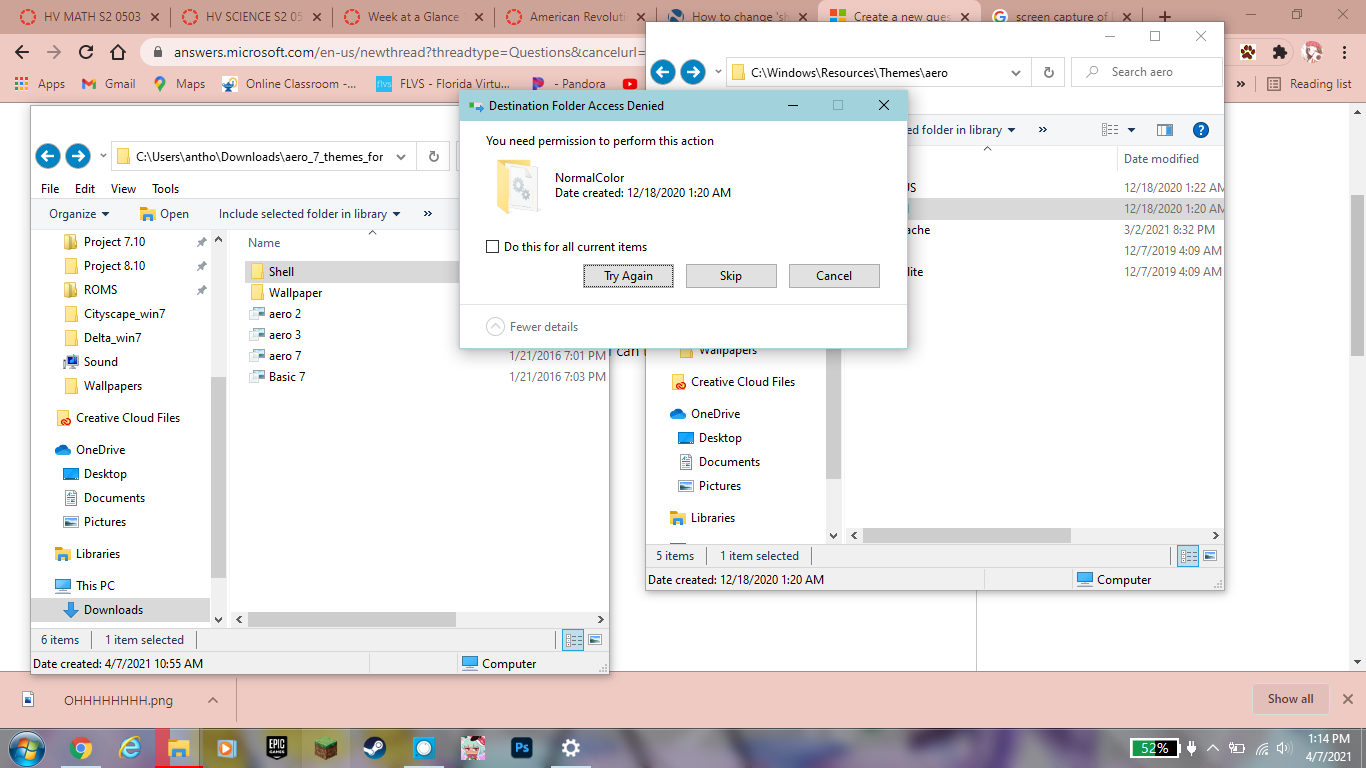 I can't change shellstyle.dll - Microsoft Q&A